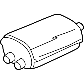 2005 Chevy Silverado 2500 HD Muffler - 15798947