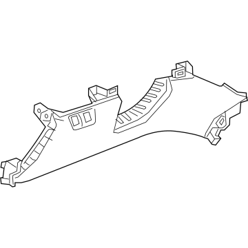 GM 84347677 Bolster, Black