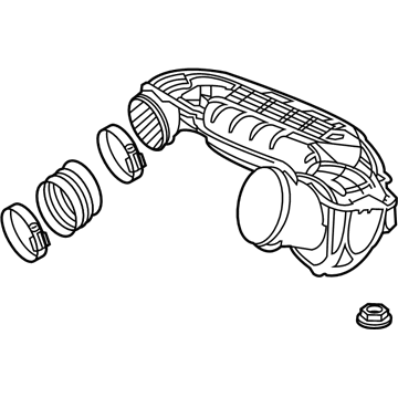 Cadillac Escalade ESV Air Intake Coupling - 84943351