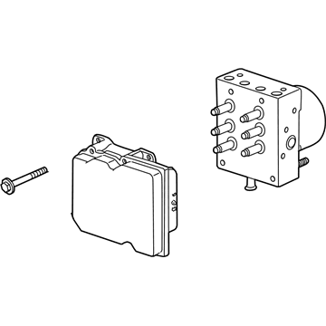 Buick Enclave ABS Control Module - 25840309