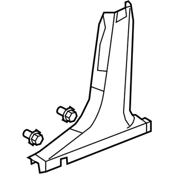 Chevy 25972258 Lower Center Pillar Trim
