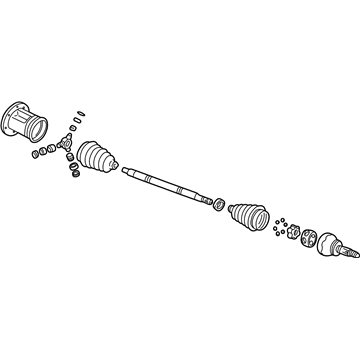 GMC C2500 Suburban Axle Shaft - 26037359