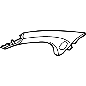 Chevy 96492007 Windshield Pillar Trim