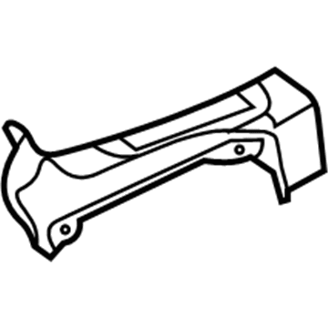 Chevy 96537978 Rear Sill Plate