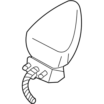 2004 Chevy Corvette Side View Mirrors - 10416058