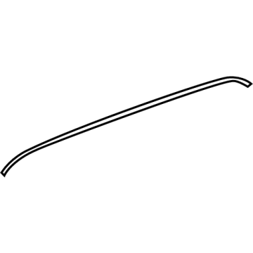 GM 84407038 Upper Weatherstrip, Rear