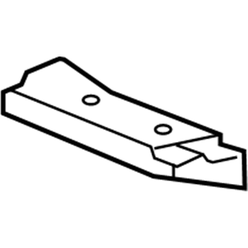 GM 23446492 Deflector, Front Driver Side
