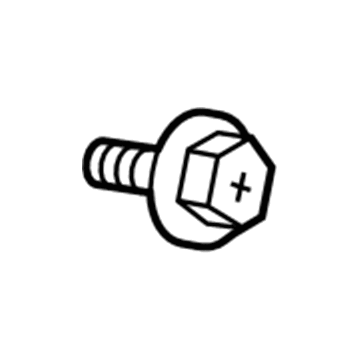 GM 42346967 Fender Lower Bolt, Front