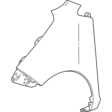 GM 42355641 Fender, Front Driver Side