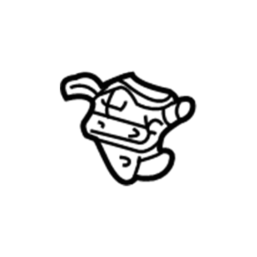 GM 10356951 Lock, Rear