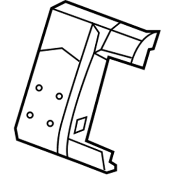 GM 15898743 Seat Back Cover, Rear Passenger Side