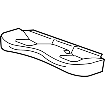 GM 22789952 Seat Cover, Titanium, Rear