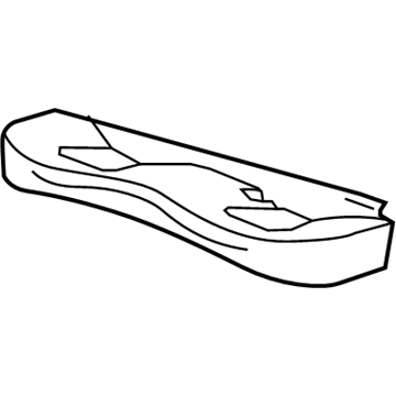 2012 Cadillac CTS Seat Cushion Pad - 20955171
