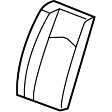 GM 15898749 Seat Back Cover, Rear Driver Side