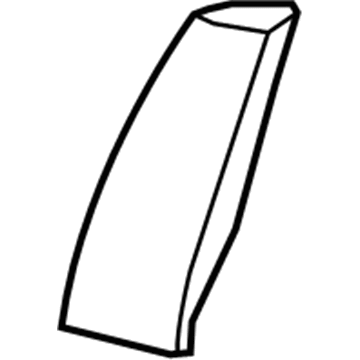GM 15898761 Seat Back Cover, Rear Passenger Side