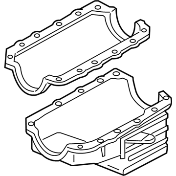 Saturn Oil Pan - 12603201