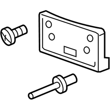 GM 95051457 License Bracket