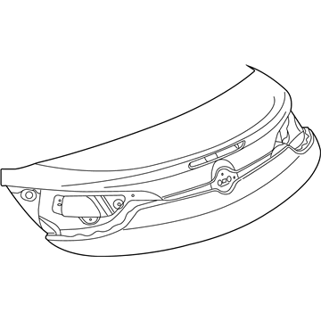 GM 13496005 Trunk Lid, Rear