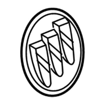 GM 39130410 Button, Rear