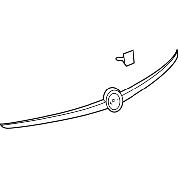 GM 39074035 Applique, Rear