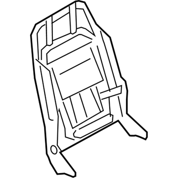 Pontiac 92193516 Seat Back Frame
