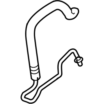 2005 Chevy Silverado 2500 HD Power Steering Hose - 15066553