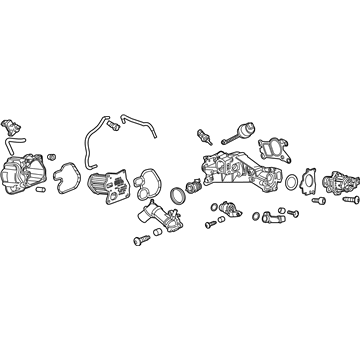 Chevy EGR Cooler - 12656014