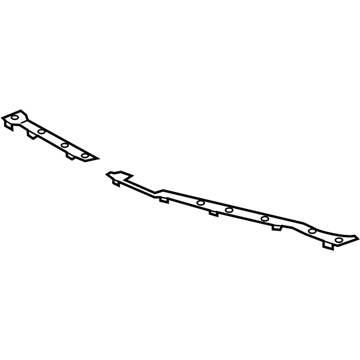 GM 22761932 Retaining Strip, Front Driver Side