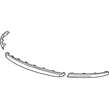 GM 22842404 Lower Deflector, Front