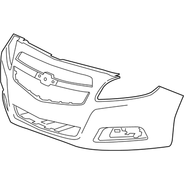 GM 22883320 Bumper Cover, Front