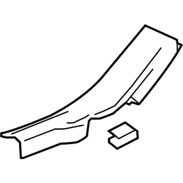 GM 26230043 Sill Trim, Rear Driver Side