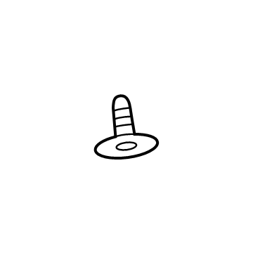 Buick 11548270 Rocker Molding Bolt