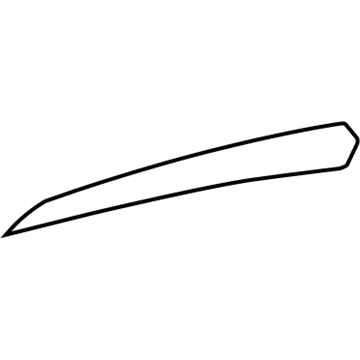 GM 20799498 Trim Molding, Front Driver Side