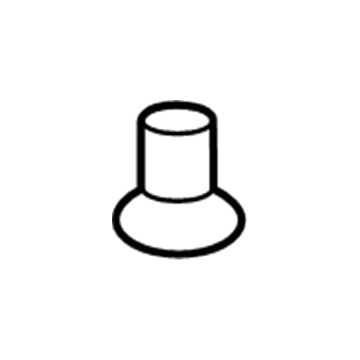 GM 20793227 Lock Knob Guide, Front