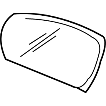 Chevy 12367167 Mirror Glass