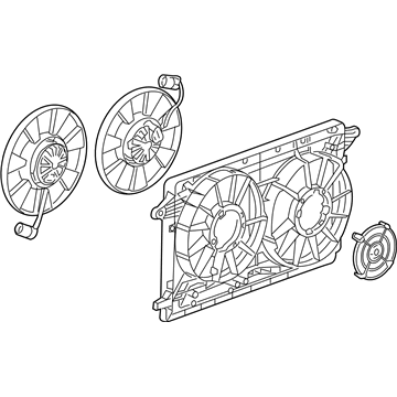 GM 84153646 Fan Assembly