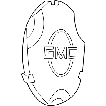 2008 GMC Savana 1500 Wheel Cover - 9595534