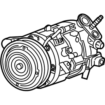 Cadillac A/C Compressor - 23422341