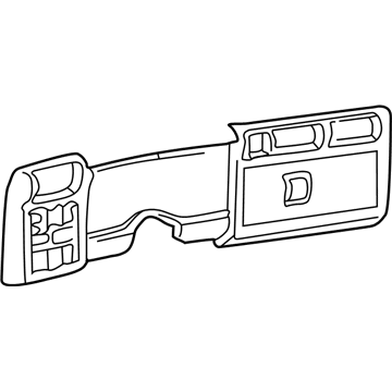 Chevy 15029324 Cluster Trim