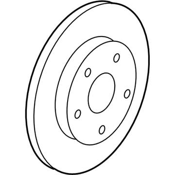 GM 20879455 Rotor, Rear