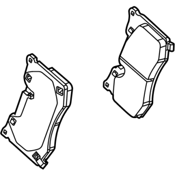 2022 Chevy Corvette Brake Pad - 84777509