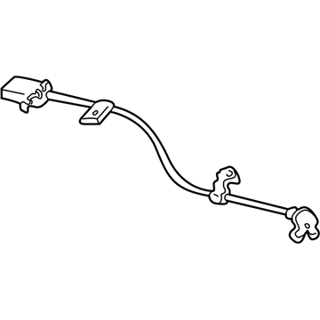 GM 19181880 ABS Sensor, Front Driver Side
