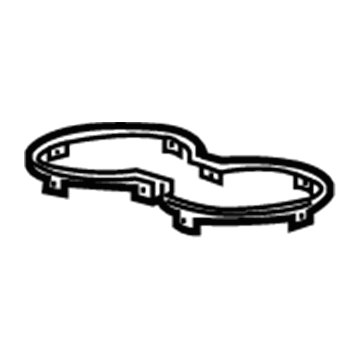 GM 23306251 Cup Holder Bezel, Front