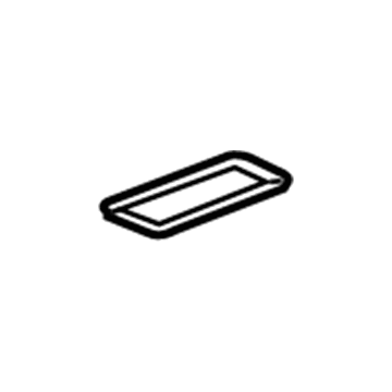 GM 25874749 Upper Trim Panel Mat, Black, Front