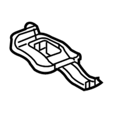 GM 84122054 Lower Cap, Black, Front Driver Side