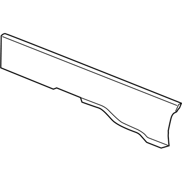 GM 22922059 Side Trim Panel, Black, Driver Side