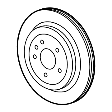 2020 Cadillac CT4 Brake Disc - 13526552