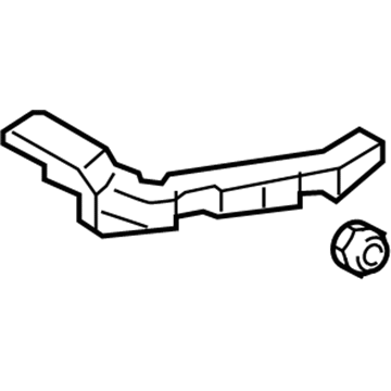 GM 84086309 Side Retainer, Front Driver Side