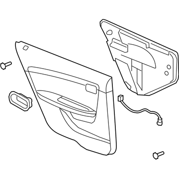 Chevy 20833586 Door Trim Panel