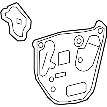 GM 84530367 Water Deflector, Front Passenger Side